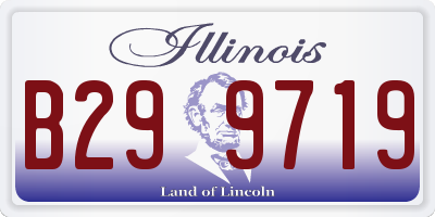 IL license plate B299719
