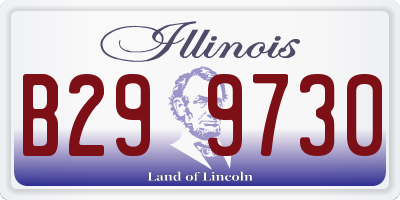 IL license plate B299730