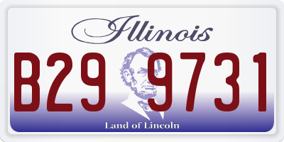 IL license plate B299731