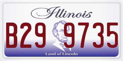 IL license plate B299735