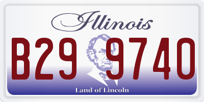 IL license plate B299740