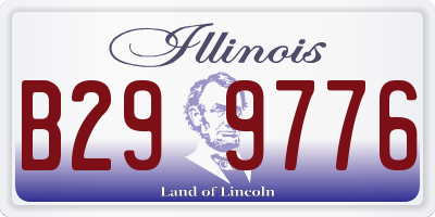 IL license plate B299776
