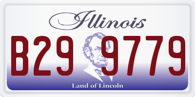 IL license plate B299779