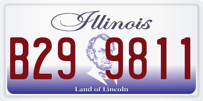 IL license plate B299811