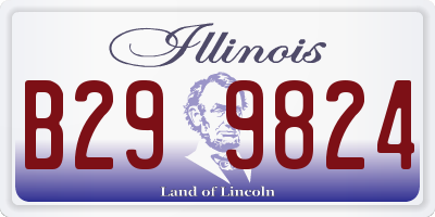 IL license plate B299824