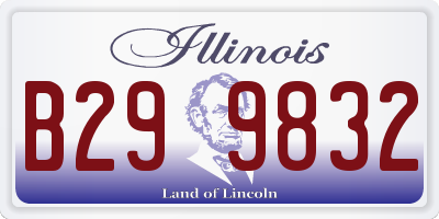 IL license plate B299832