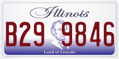 IL license plate B299846