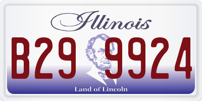 IL license plate B299924