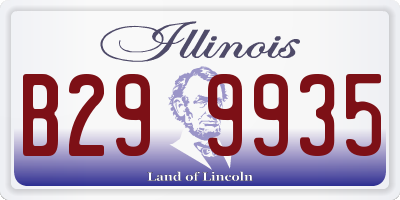 IL license plate B299935