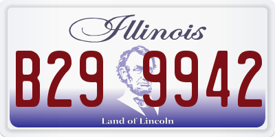 IL license plate B299942