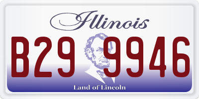 IL license plate B299946