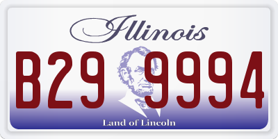IL license plate B299994