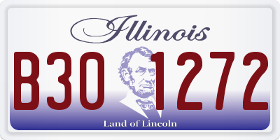 IL license plate B301272
