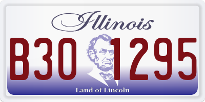IL license plate B301295