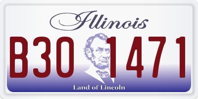 IL license plate B301471