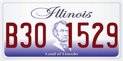 IL license plate B301529