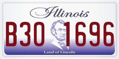 IL license plate B301696