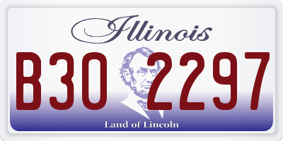 IL license plate B302297