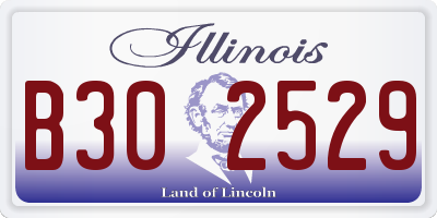 IL license plate B302529