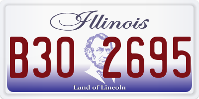 IL license plate B302695
