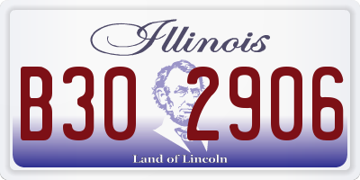 IL license plate B302906
