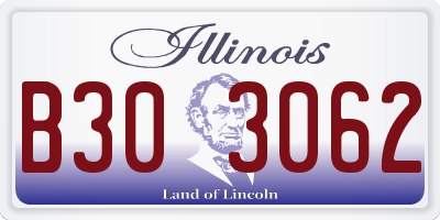 IL license plate B303062