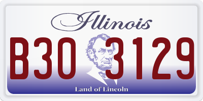 IL license plate B303129