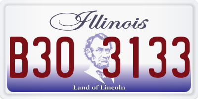 IL license plate B303133