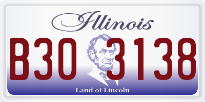IL license plate B303138