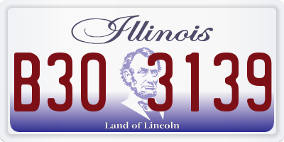 IL license plate B303139