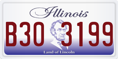 IL license plate B303199