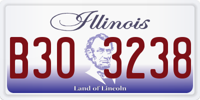IL license plate B303238