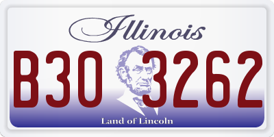 IL license plate B303262
