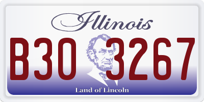 IL license plate B303267
