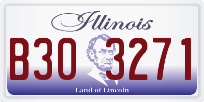 IL license plate B303271