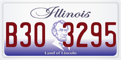 IL license plate B303295