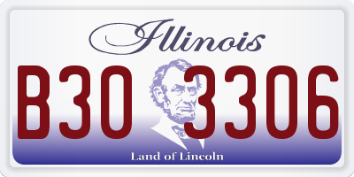 IL license plate B303306