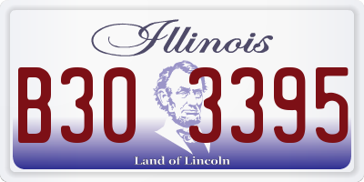 IL license plate B303395