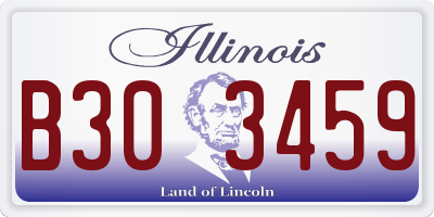 IL license plate B303459