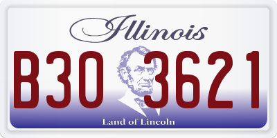 IL license plate B303621