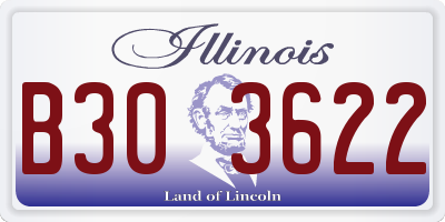 IL license plate B303622