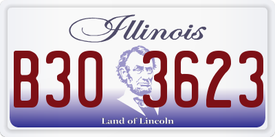 IL license plate B303623