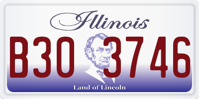 IL license plate B303746