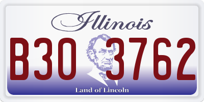 IL license plate B303762