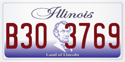 IL license plate B303769
