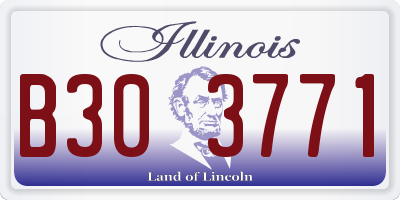 IL license plate B303771