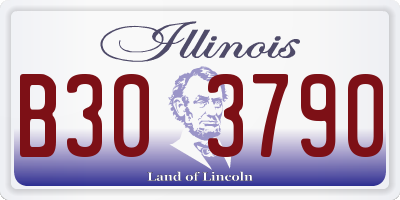 IL license plate B303790