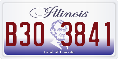 IL license plate B303841