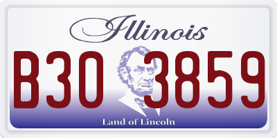 IL license plate B303859