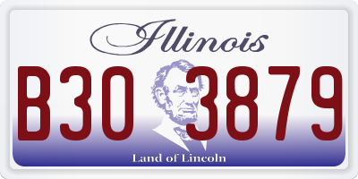 IL license plate B303879